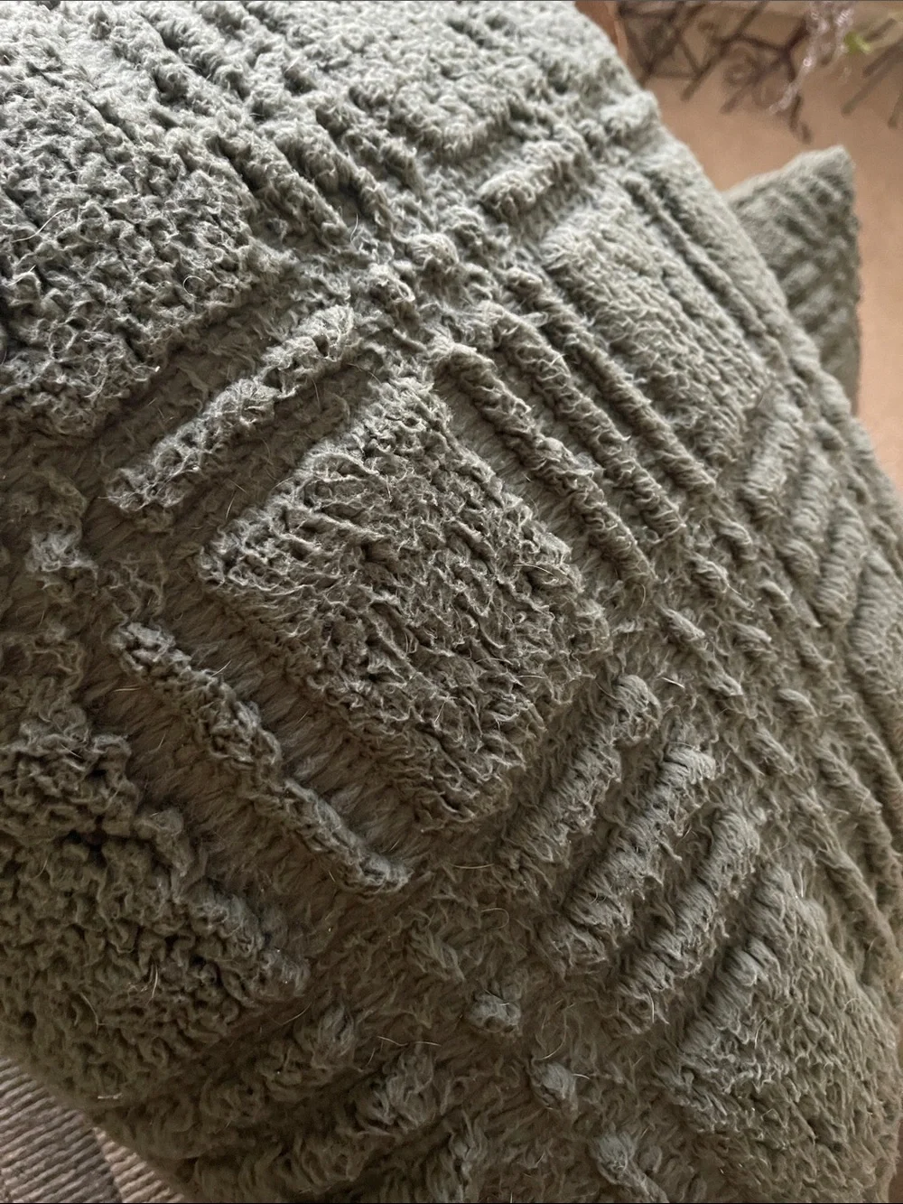 New Cuddl Duds Plush Large Throw Pillow Sherpa